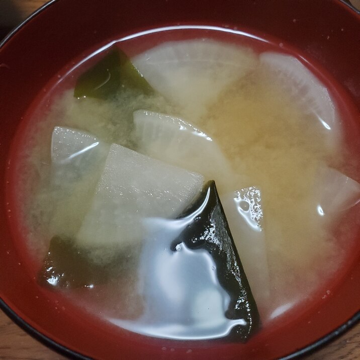 ショウガ風味!大根の味噌汁